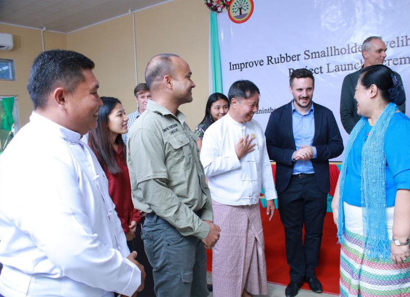 The UK Department for International Development (DFID) and the World Wide Fund for Nature (WWF) made a joint investment to catalyze change in Myanmar rubber production