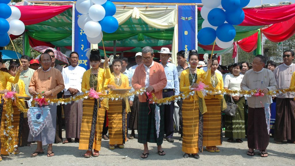 Rakhine State Government inaugurated 24 hours power supply services in Sanae, Kyauk Phyu T0wnship 