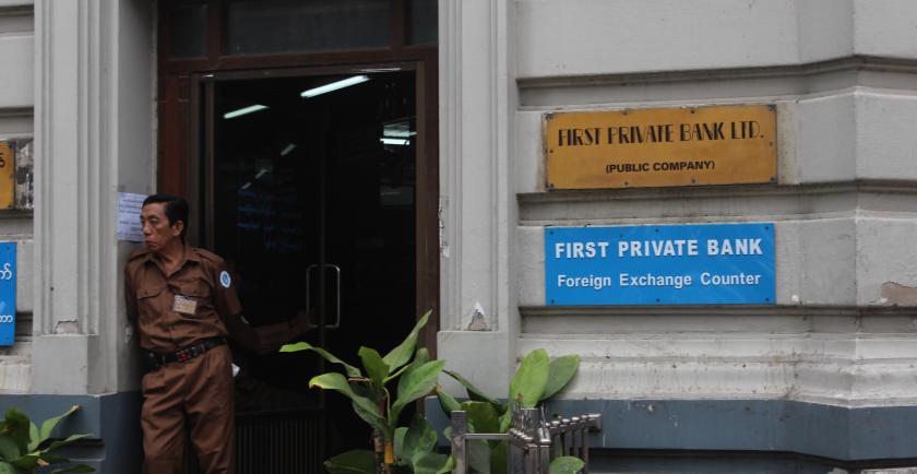 In order to protect shareholders from further losing value, First Private Bank (FPB) is considering delisting from the Yangon Stock Exchange (YSX)