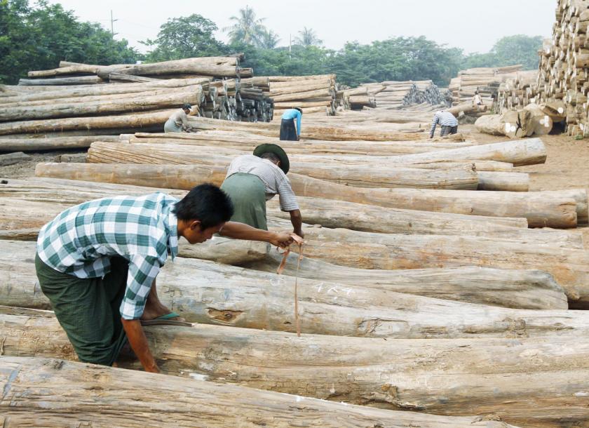 Myanmar Timber Enterprise (MTE) is targeting higher sales during the six month period between April to October this year and expects to generate K63 billion in revenues (U Khin Maung Kyi, Deputy General Manager of MTE)