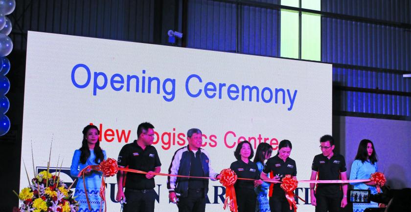 Tunn Star Logistics Company opened its new 60,000 square foot warehouse in Mingalardone Industrial Zone in order to store more products and increase their distribution capacity