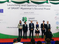 The European Union funded organization SMART Myanmar aims to bolster the garment industry in Myanmar: there are around 350 garment factories in Myanmar owned by both local entrepreneurs and foreign investors from 28 countries