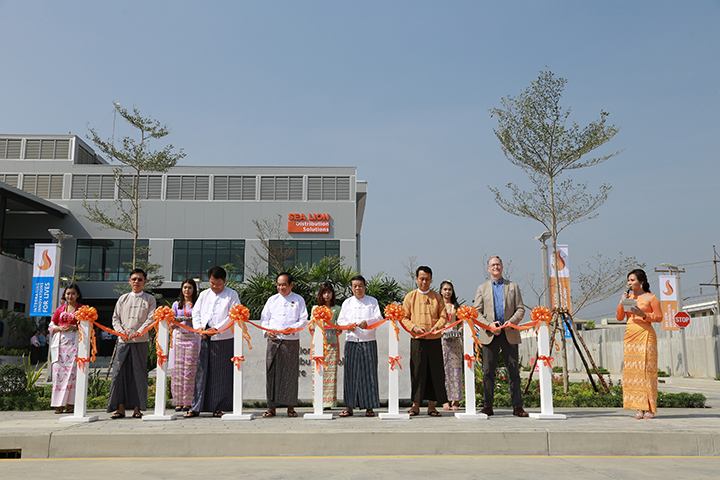Sea Lion inaugurated USD $ 10 million worth new Distribution Solutions Centre in Yangon to improve supply chain efficiency and fulfill rising and changing demands of customers in Kyan Sitt Thar Industrial Zone, South Dagon Township