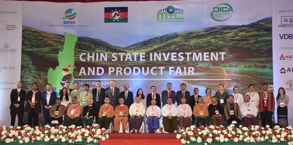 Chin State Government signed four Memorandums of Understanding (MOUs) with private companies for the projects worth USD $ 54 million at the Chin State Investment Fair which was held in Yangon