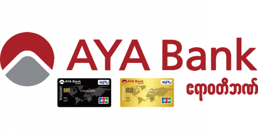 In cooperation with JCB Bank, AYA Bank launched AYA Universal Corporate MPU-JCB Card in Myanmar to promote smooth commercial corporation with neighboring countries 