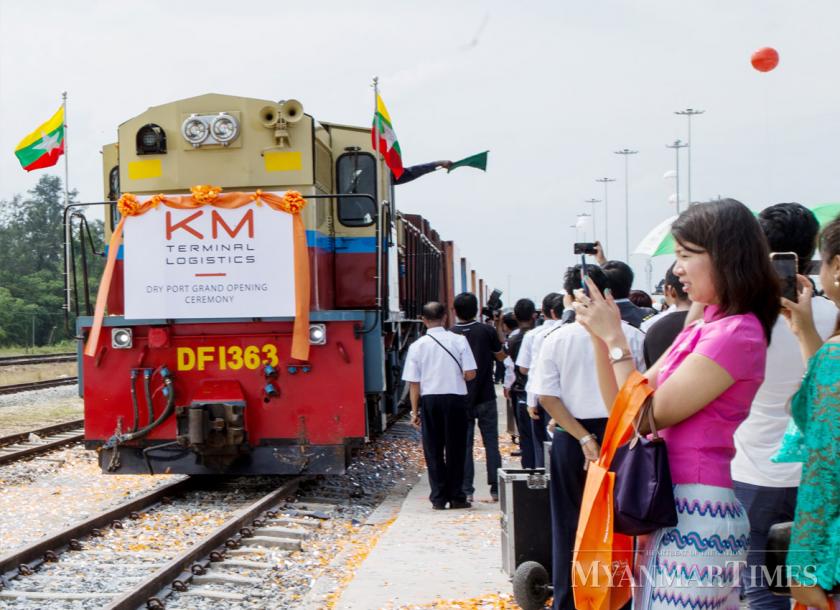 KM Terminal & Logistics Ltd (KM) and Resource Group (RG) opened Myanmar’s first two separate dry port projects in Ywar Thar Gyi, Yangon for business 