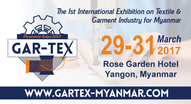 WELCOME TO MYANMAR GAR-TEX EXPO 2017
