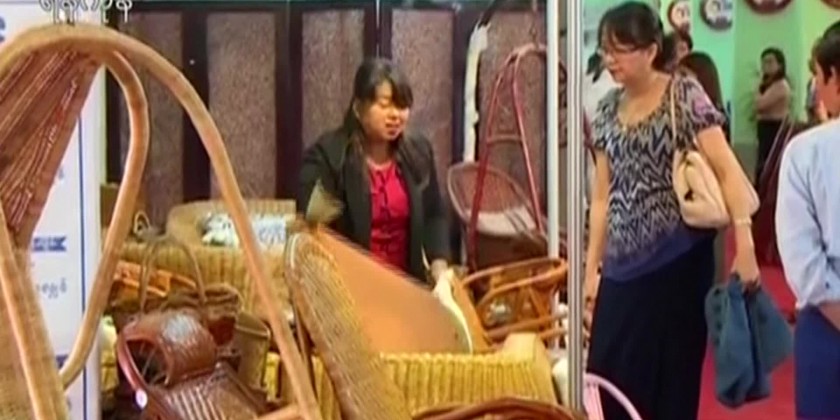 Myanmar International Furniture Expo 2020 held in Yangon to seek more local and foreign markets for wood, bamboo and rattan products in Myanmar 