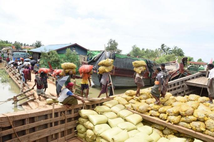 Myanmar – Bangladesh border trade increased as of 21 August in the 2019 – 2020 current financial year  