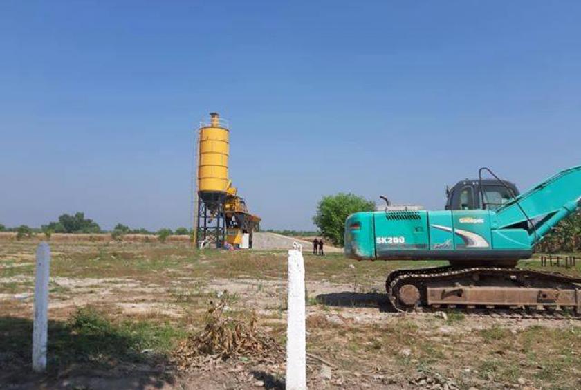 Urban related four mega projects begun construction activities in Yangon and Mandalay 