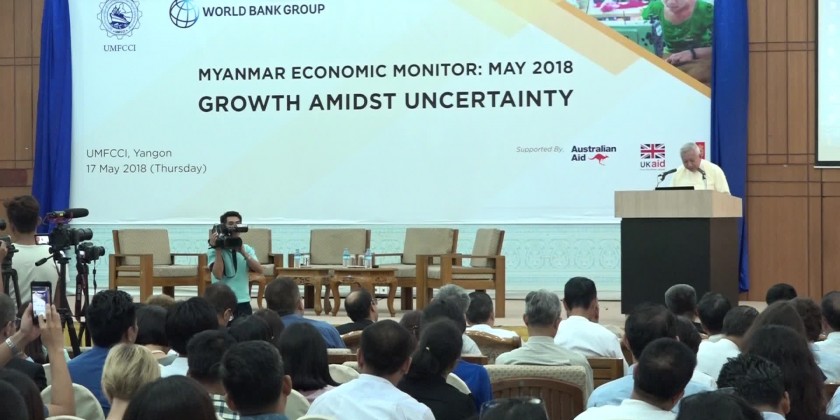 Myanmar Economic Monitor (MEM), a bi- annual report was launched in Yangon: the report take stock of recent economic developments, highlights economic prospects, and selected policy issues for the coming period in Myanmar