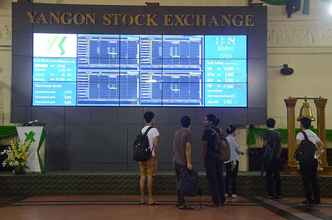 The value of stocks traded on the Yangon Stock Exchange (YSX) increase to K1.48 billion in February compared with K1.25 billion in January 2020