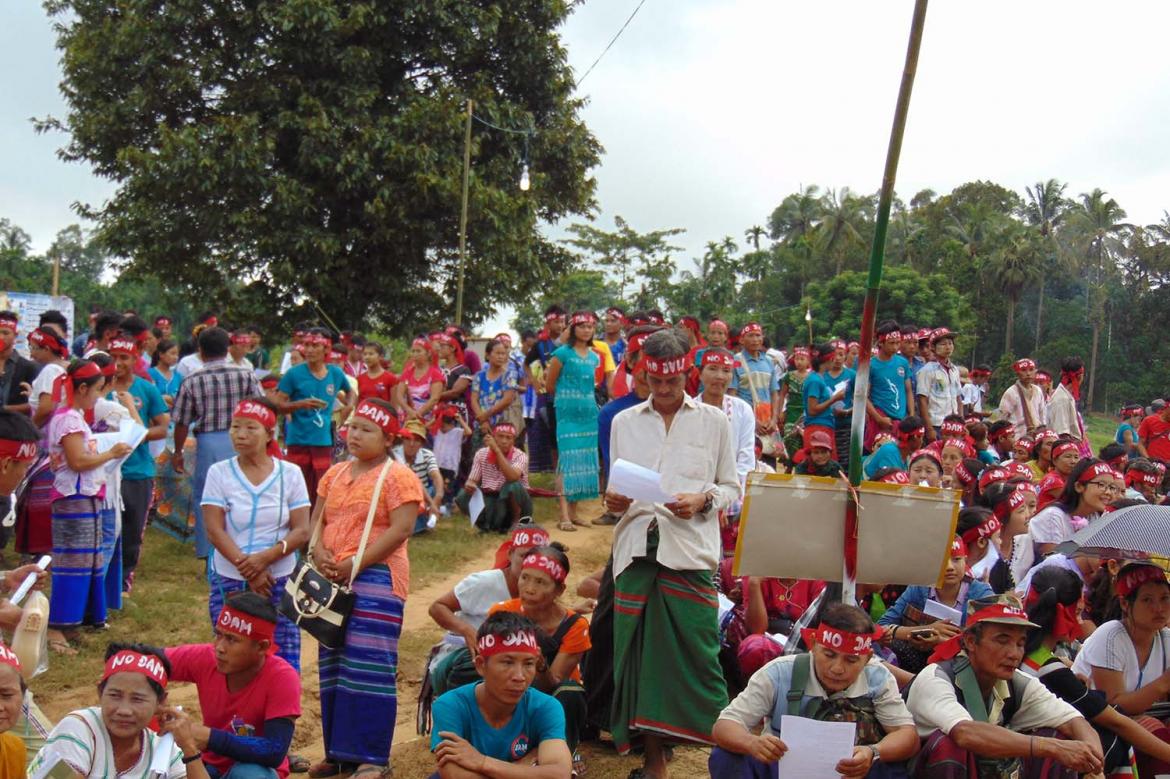 The civil society groups urged to halt dam projects on Tanintharyi River which would affect about 32,000 people in communities 