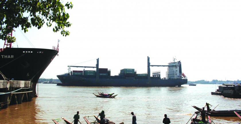Myanmar’s sea trade with foreign countries reached over USD $ 11 billion from Oct to the mid of March 2019 
