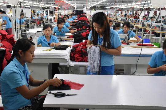 Due to lack of resources, Myanmar-based garment business have barely developed beyond cut-make-package (CMP) since 1993