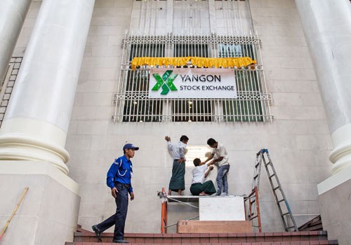 Over-the-counter share prices rise ahead of Myanmar's new stock exchange launch 
