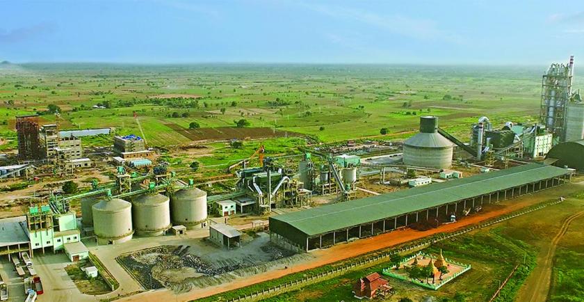 A joint investment company between Yun Nan Jian Sheng Co., Ltd and a local company, Thandaw Myat Co., Ltd set up a new production line, making it the first cement plant to produce 10,000 tonnes per day