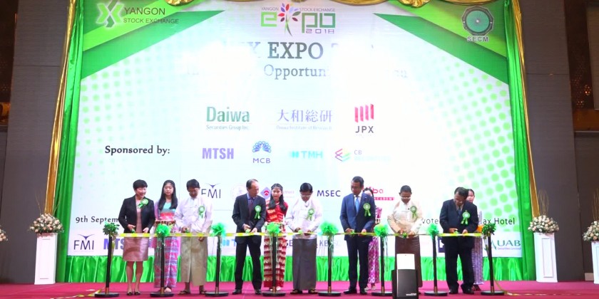 Yangon Stock Exchange organized the “YSX Expo 2018” in Yangon to increase individual investors including shareholders of listed companies in Myanmar to support the growth of Myanmar enterprises 