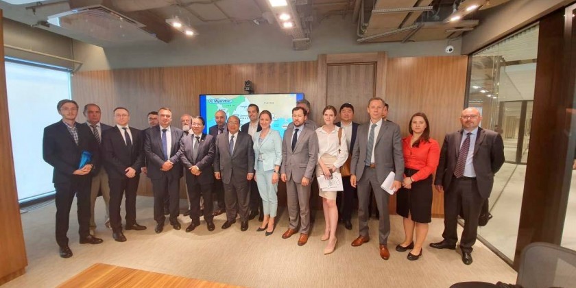 The Russia-Myanmar Business Seminar was held in Moscow to exchange views and discuss the extension of bilateral economic relation and cooperation among the entrepreneurs of small and medium enterprise 