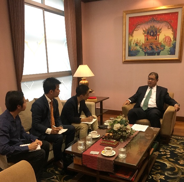 Ambassador Gives Interview to Myanmar Business Partners Magazine