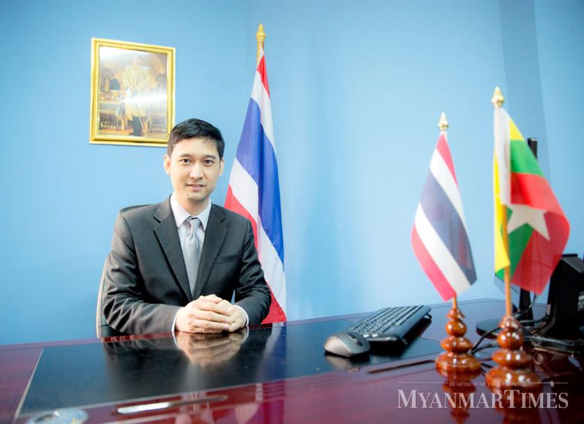 The exclusive interview with Mr. Thanawut Naigowit, New Economic Counsellor and Director of the Thai Business Centre in Yangon for the trade and investment between Myanmar and Thailand 
