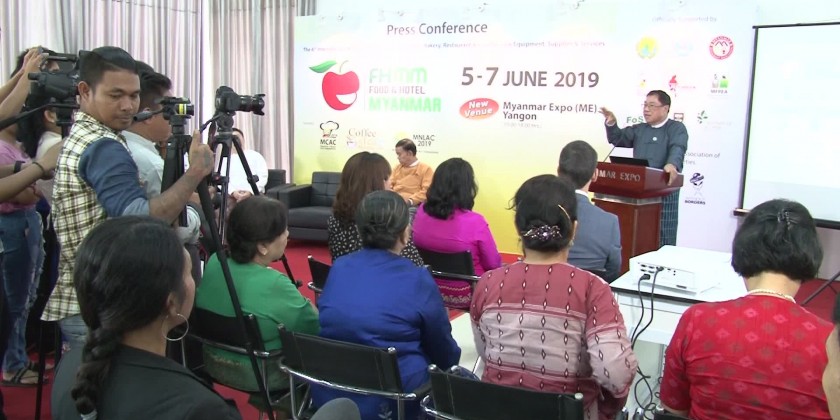 The 3 days event of Myanmar’s largest International Food & Hospitality Trade Exhibition “Food & Myanmar 2019” will held in Yangon from 5th to 7th June 2019