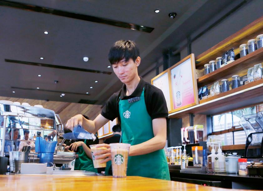 American coffee franchise Starbucks will soon open its first outlet at Sule Square, Yangon