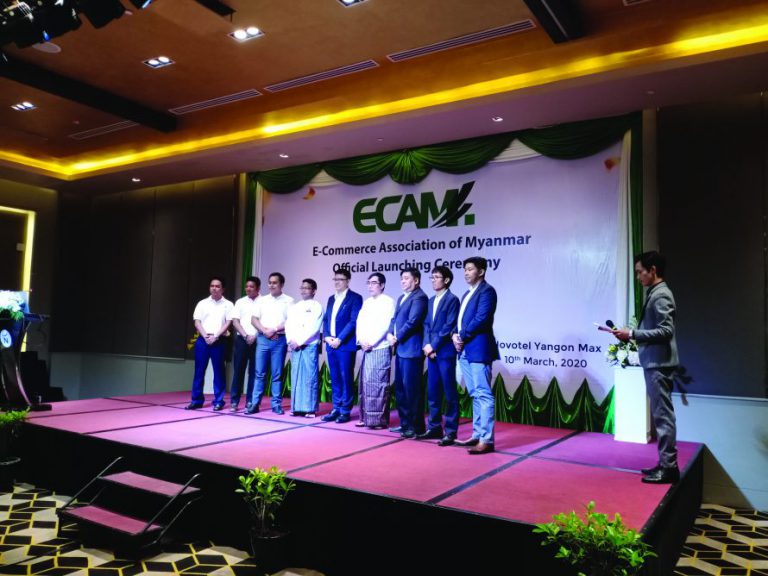 The E-Commerce Association of Myanmar (ECAM) was formed aiming to support industry 