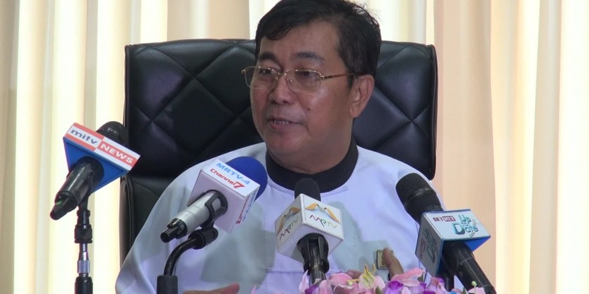 Yangon Region Government held a press briefing on the recent shut down of the factories and airlines in Myanmar