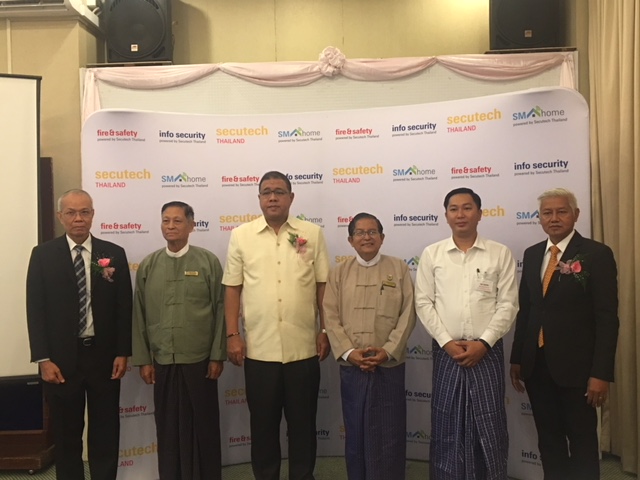 เอกอัครราชทูต ณ กรุงย่างกุ้ง ส่งเสริมความร่วมมือด้านธุรกิจระหว่างไทยกับเมียนมา ในงาน Secutech Forum Yangon