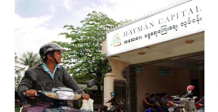 Singapore microfinance company Hayman Capital provided loans worth over K21 billion to assist over 40,000 Myanmar SMEs