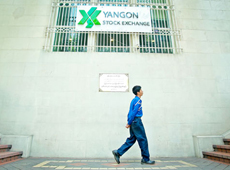 The Yangon Stock Exchange (YSX) opens its doors for the first day of trading 