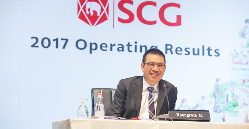 SCG announced 2017 Operating Results as satisfactory, thanks to the company’s strategy of being promptly adaptable to change in the market and consumer needs 
