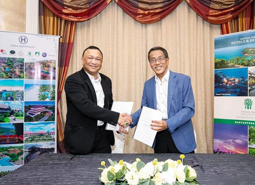 Singapore listed Banyan Tree Holdings joint venture with Myanmar Treasure Hotel & Resort Group Co., Ltd to carry out a hotel management business in Myanmar 
